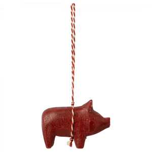 Decoração de Natal Porco Vermelho- Maileg
