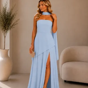 Vestido Alexa azul claro
